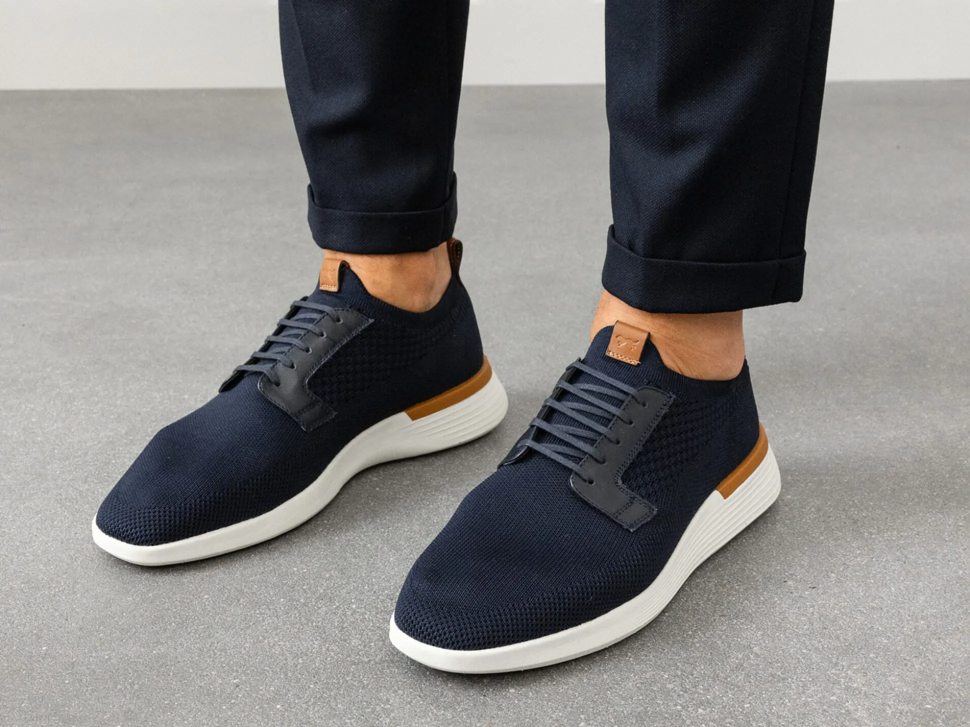 Wolf & Shepherd SwiftKnit™ Derby> Trainers | Hybrid Dress